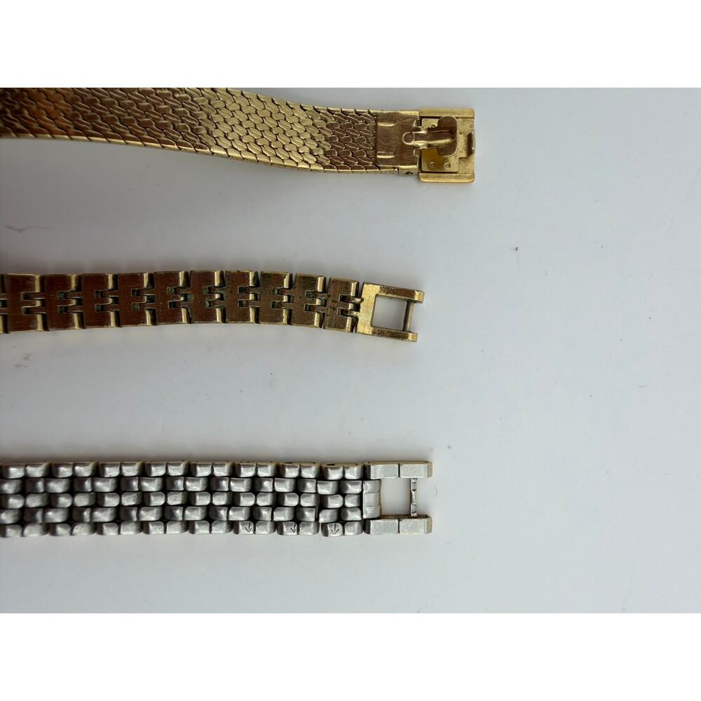 Vintage Womens Watch Lot of 3 Seiko Lassale Seiko Pulsar Gold Tone Untested - Picture 6 of 9
